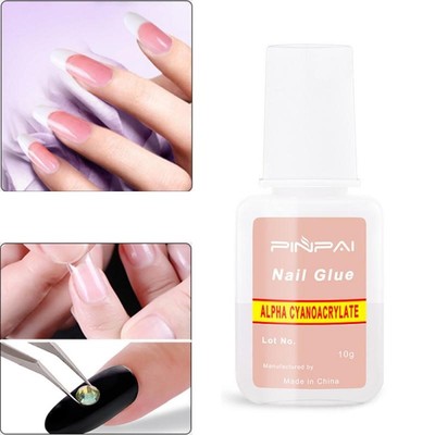 New 10g  Drying Nail Glue False Nail Glitter Acrylic De