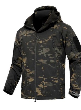 Army Clothing Autumn Men's Military Camouflage Fleece Jacket