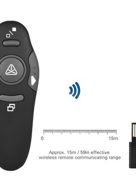 1Pcs 2.4GHz Wireless Powerpoint Presentation Presenter Pen U