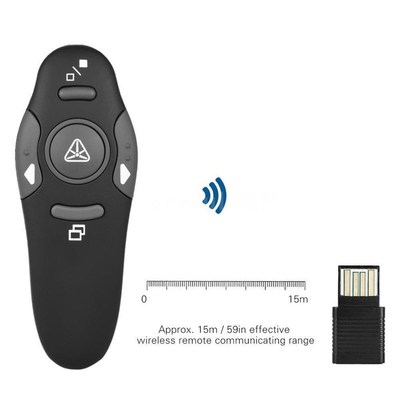 1Pcs 2.4GHz Wireless Powerpoint Presentation Presenter Pen U