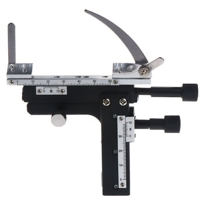 Microscope Attachable Mechanical Stage X-Y Moveable Caliper