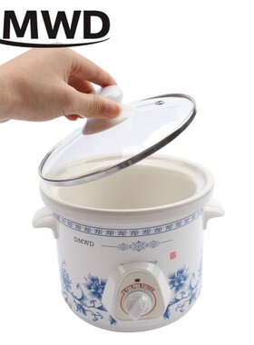 Household Electric Mini Slow Cooker 140W Mechanical Timer St