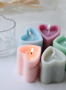 New DIY Candle Moulds Heart-Shaped Candle Mold Pillar Candle