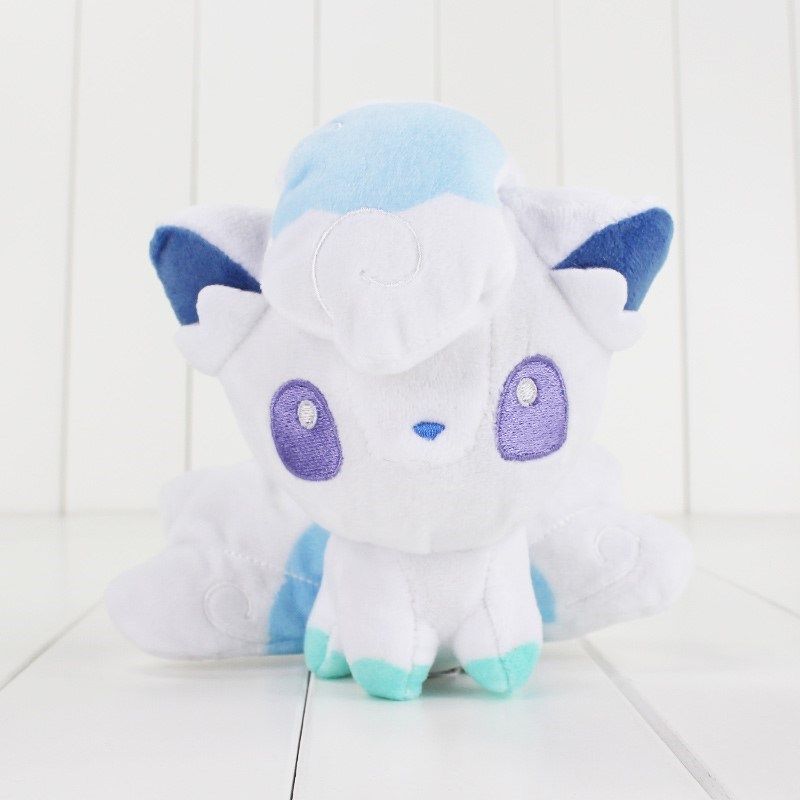 15 30cm anime vulpix white fox plush toy animal sixtails fo