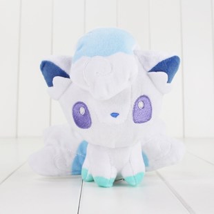 15 30cm Anime Vulpix White Fox Plush Toy Animal Sixtails Fo