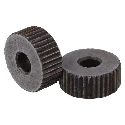 2PCS 19x8mm Single Straight Knurling Tool 1.5mm Pitch Linear