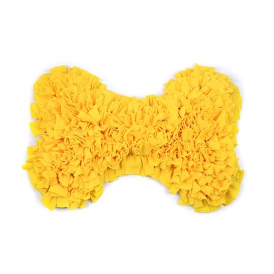 Pet Dog Bone Shape Snuffle Mat Nose Smell Training Blanket S