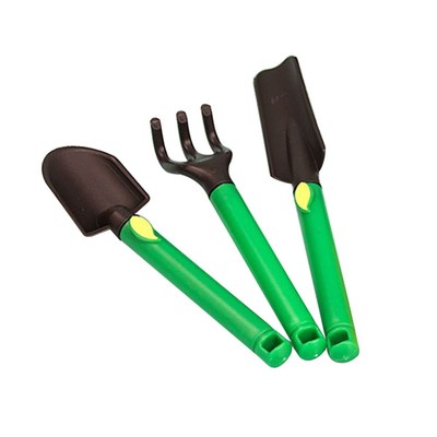 3pcs Kids Gardening Tools Kit Plastic Safe Gardening Tools T