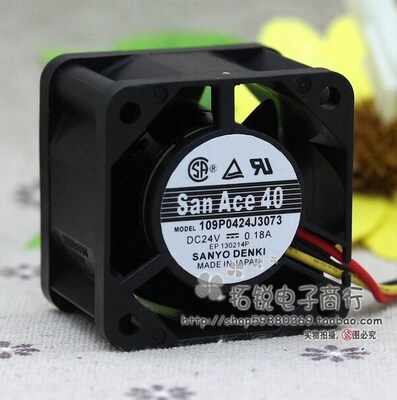 109P0424J3073 4028 24V 4CM 0.18A 40*40*28mm three wir