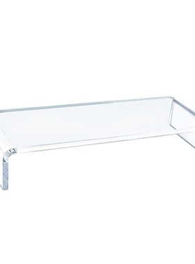 Acrylic Computer Monitor Riser Desktop Stand for Flat Scree