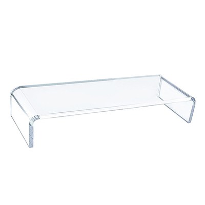 Acrylic Computer Monitor Riser Desktop Stand for Flat Scree