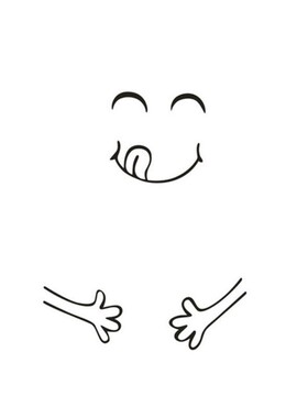 1pcs Cute Sticker Fridge Waterproof Wall Sticker