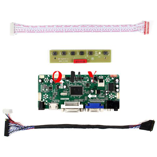HDMI+DVI+VGA LCD Controller Board for 17.3'' N173HGE L11 19