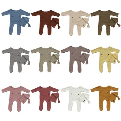 Baby Hat+Bodysuit Newborn Photography photo Props clothes cl