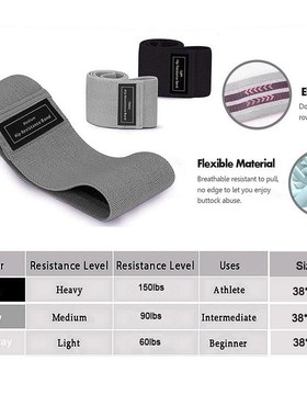 High Quality Legs Butt Thigh Squats Hip Bands Workout Exerci