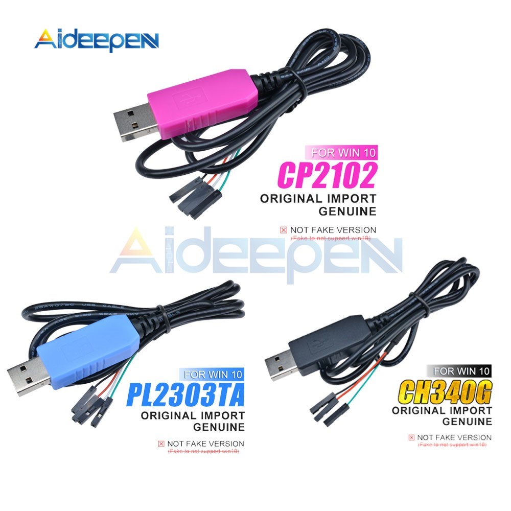 Original Import CP2102 PL2303TA CH340G Download Line USB to