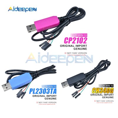 Original Import CP2102 PL2303TA CH340G Download Line USB to