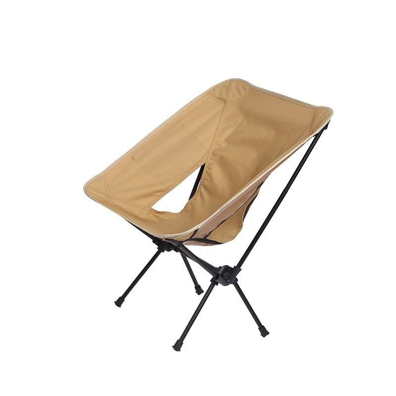 Premium Beige Outdoor Camping Folding Chairs Daddy Ultraligh