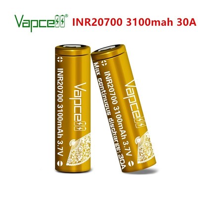 ll 20700 3100mah 30A li ion battery high power 3.7V recharge