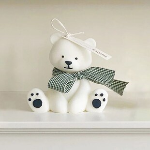 Cute Bear Shape Decorative Candle Making Animals Shape Candl