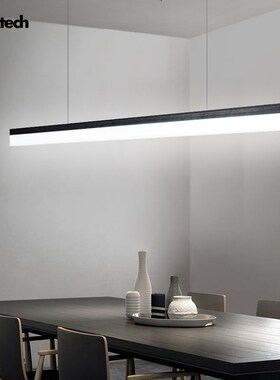 Linear Bar LED ube Chandelier Office Front Desk Ceiling Hang