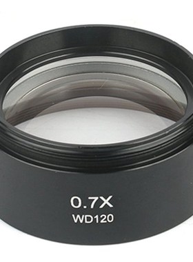 2Pcs Wd120 0.7X Trinocular Stereo Microscope Auxiliary Objec