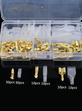 100pcs  box-packed  4.0 bullet terminal car electrical wire