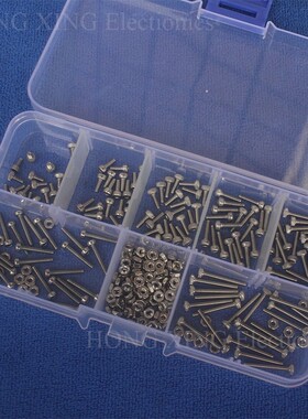 280pcs/set 304Stainless Steel Screw Cap Head Screw Bolt Nut
