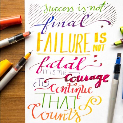 Pilot parallel pen art fountain Gothic Arabic calligraphy wi
