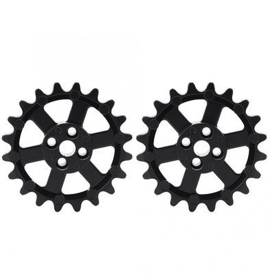 2Pcs 20-Teeth Sprockets Aluminum Alloy Track Gear Industrial