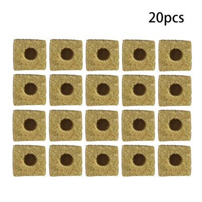 25x25x40mm Mini Compress Base Practical Rockwool Cubes Multi