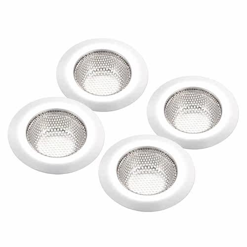 4 Pcs Kitchen Sink Garbage Strainer 2.24 Inches Stainless St