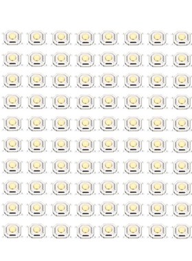 100Pcs Tactile Push Button Switch Plastic Light Touching Pat