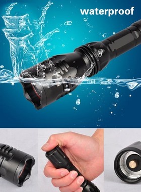 military super bright flashlight 500 meters range lanterna h