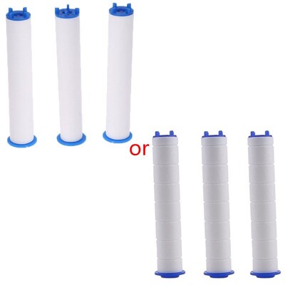 3 Pcs High Pressure Anion Hand Held Water Shower Filters Bat