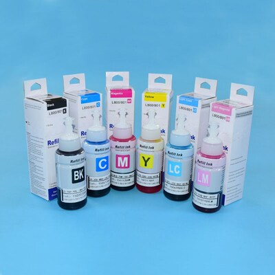 6Color*100ML Heat Transfer Sublimation Ink for Epson L800 L1