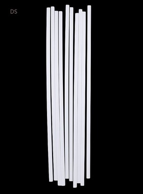 10Pcs 250mm Length ABS Plastic Square Tube Pipe Rod  Archite