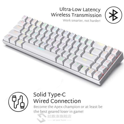 Royal Kludge RK71 Mini Mechanical Keyboard 71 Key Bluetooth