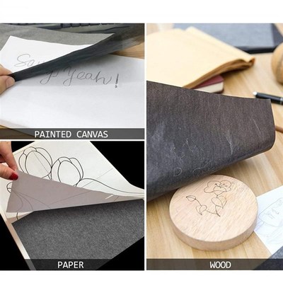 100pcs Transfer Paper Graphite Carbon Tracing Paper Painting