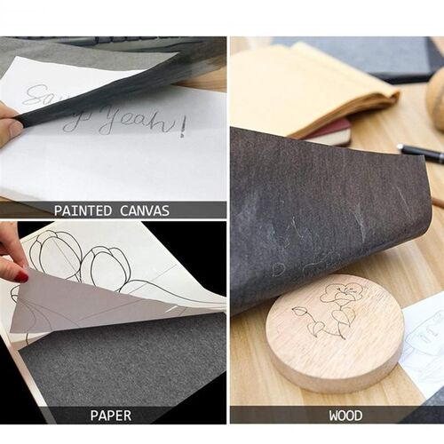 100pcs Transfer Paper Graphite Carbon Tracing Paper Painting