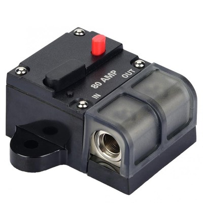 80A Car Audio Power Reset Fuse Holder Restorable Car Modifie