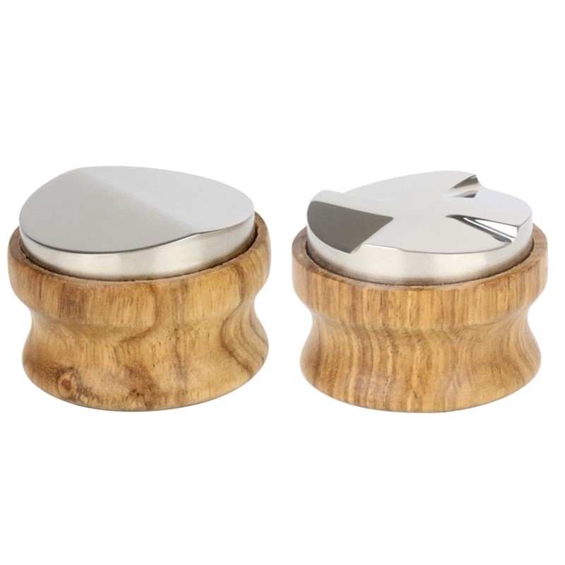 Wooden Coffee Distributor Espresso Palm Tamper 58mm Coffee P
