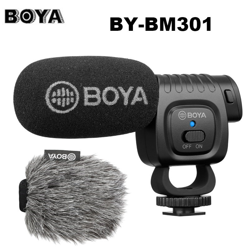BOYA BY BM3011 On Camera Cardioid Condenser Microphone Audi