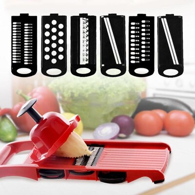 Vegetable Cutter with Steel Blade Mandoline Slicer Potato Pe