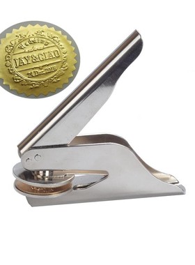 Custom design Personalized LOGO Embosser Seal  stamp  Person