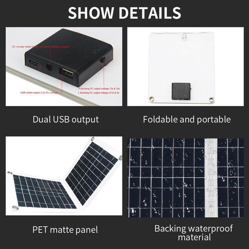 Solar Charging Equipment Usb Solar Charger 60W Foldable Camp