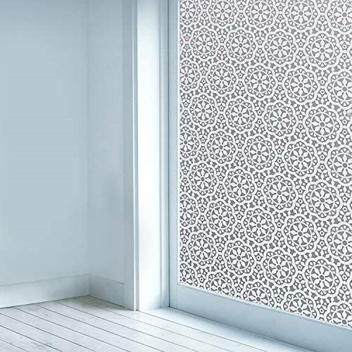 Privacy Window Film Static Cling Decorative Glass Sticker F
