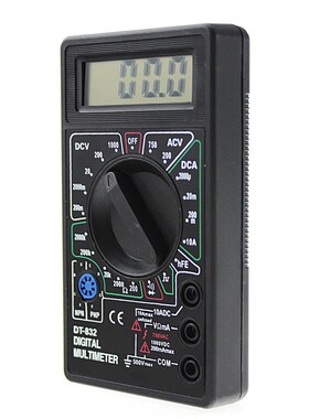 Professional DT832 Digital Multimeter LCD DC AC Voltmeter Am