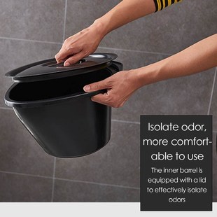 Portable Toilet Squatting Elderly Toilet Stool Multifunction