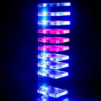 Hot TTKK DIY VU Meter 10 Level Column Light LED Professiona